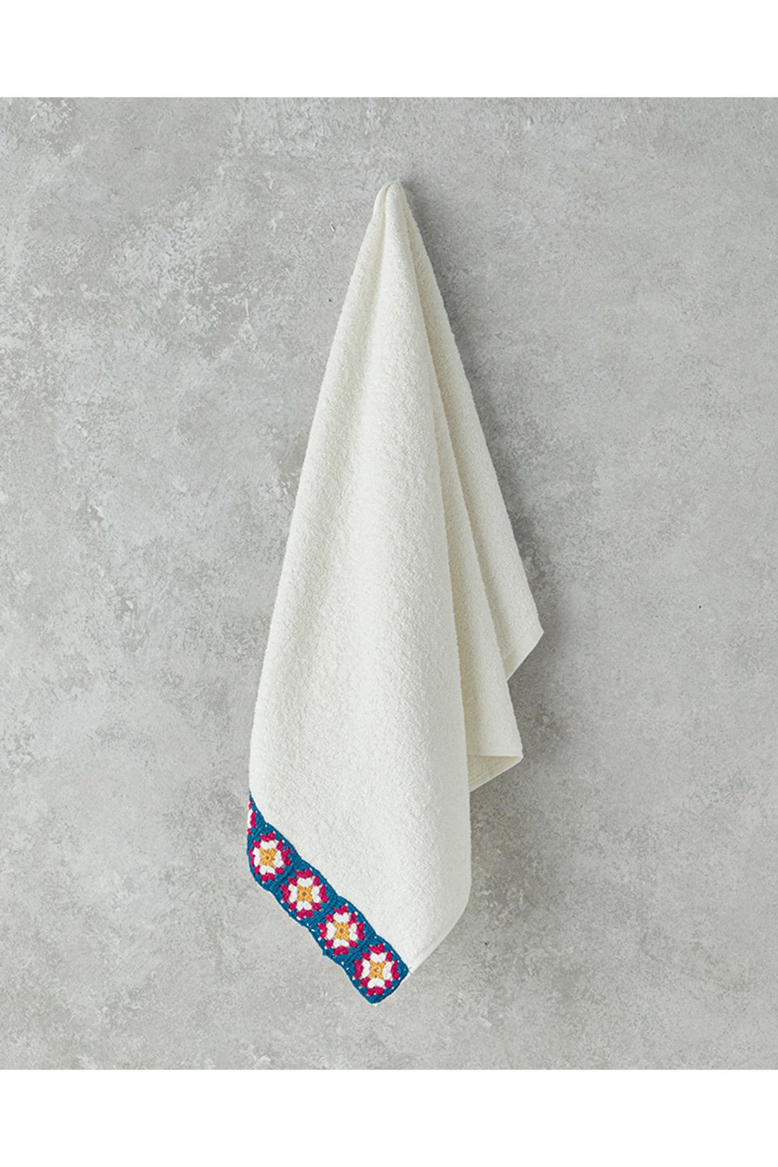 Colored Craft Cotton Face Towel Ecru