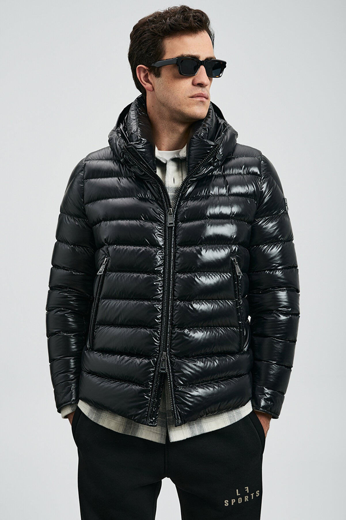 Gabrıel Goose Down Coat Men Black