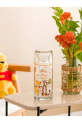 LCW HOME Winnie the Pooh Printed Glass Decanter with Cup Lid 700 Ml