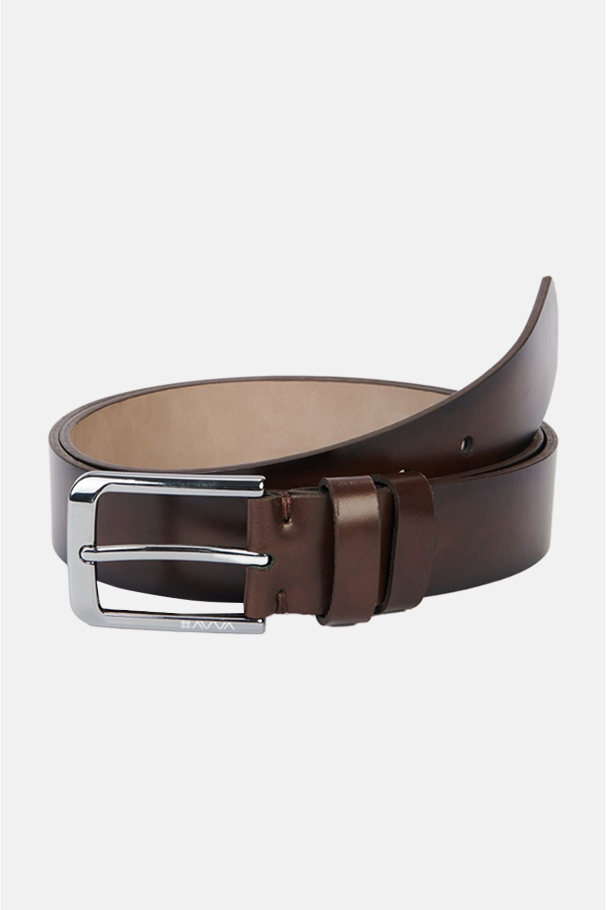 Men's Brown 100% Leather Belt A32y9318