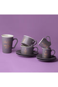 EMLShop Joy Grey Tea Cup Set Emlshp 986362