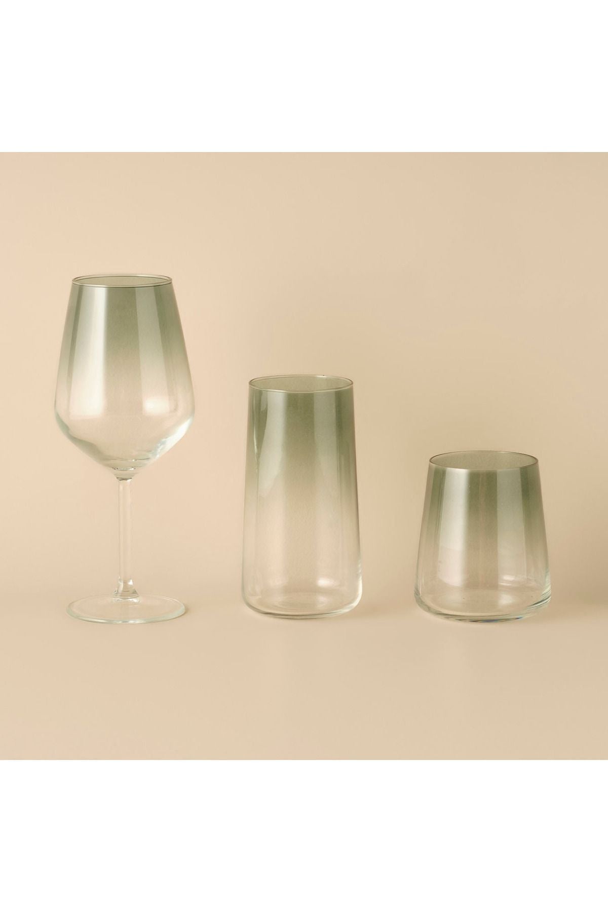 Mona Goblet Set of 6 Green (490 cc)