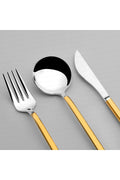 Sofia Gold Simple 12 Seater 84 Piece Cutlery Set