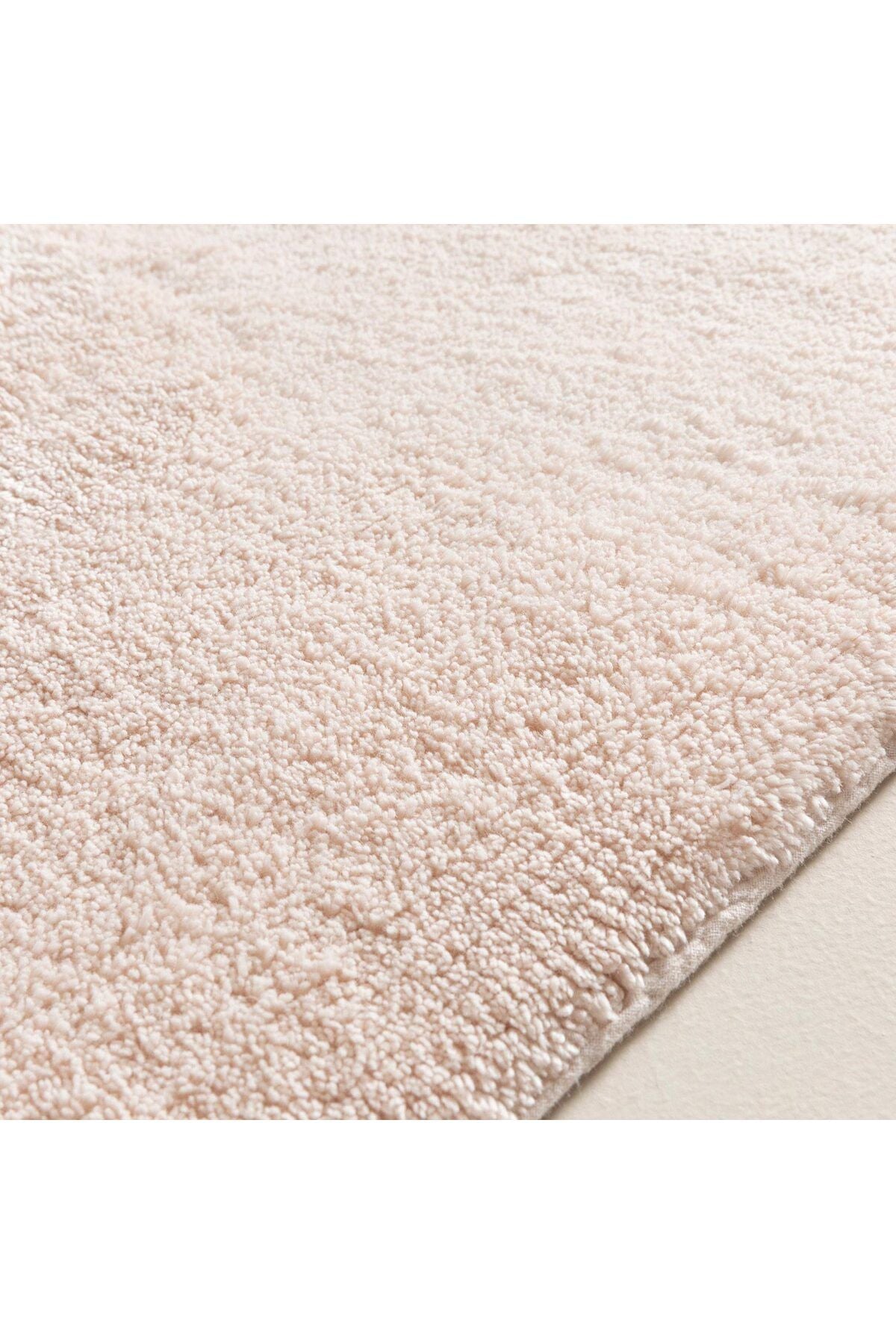 Bamboo Solid Bath Mat 70x130 cm Powder