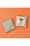 Alice Cushion White-Green (45x45 cm)