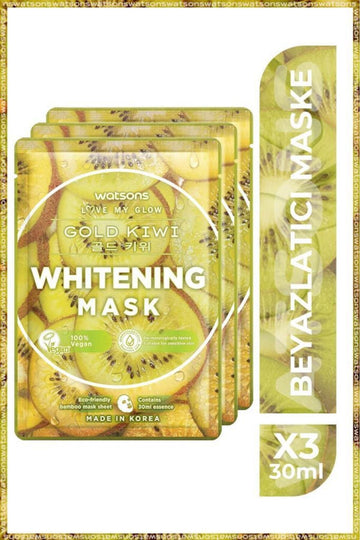 Fruity Mask Gold Kiwi Whitening Mask* 3 Pcs