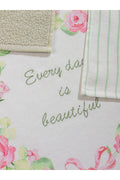 Pink Bow Embroidered Drying Cloth 3 Pcs 40x50 Cm