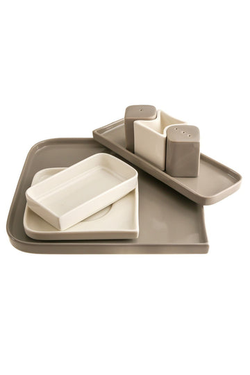 Quadro Grey 27 Piece Breakfast Set