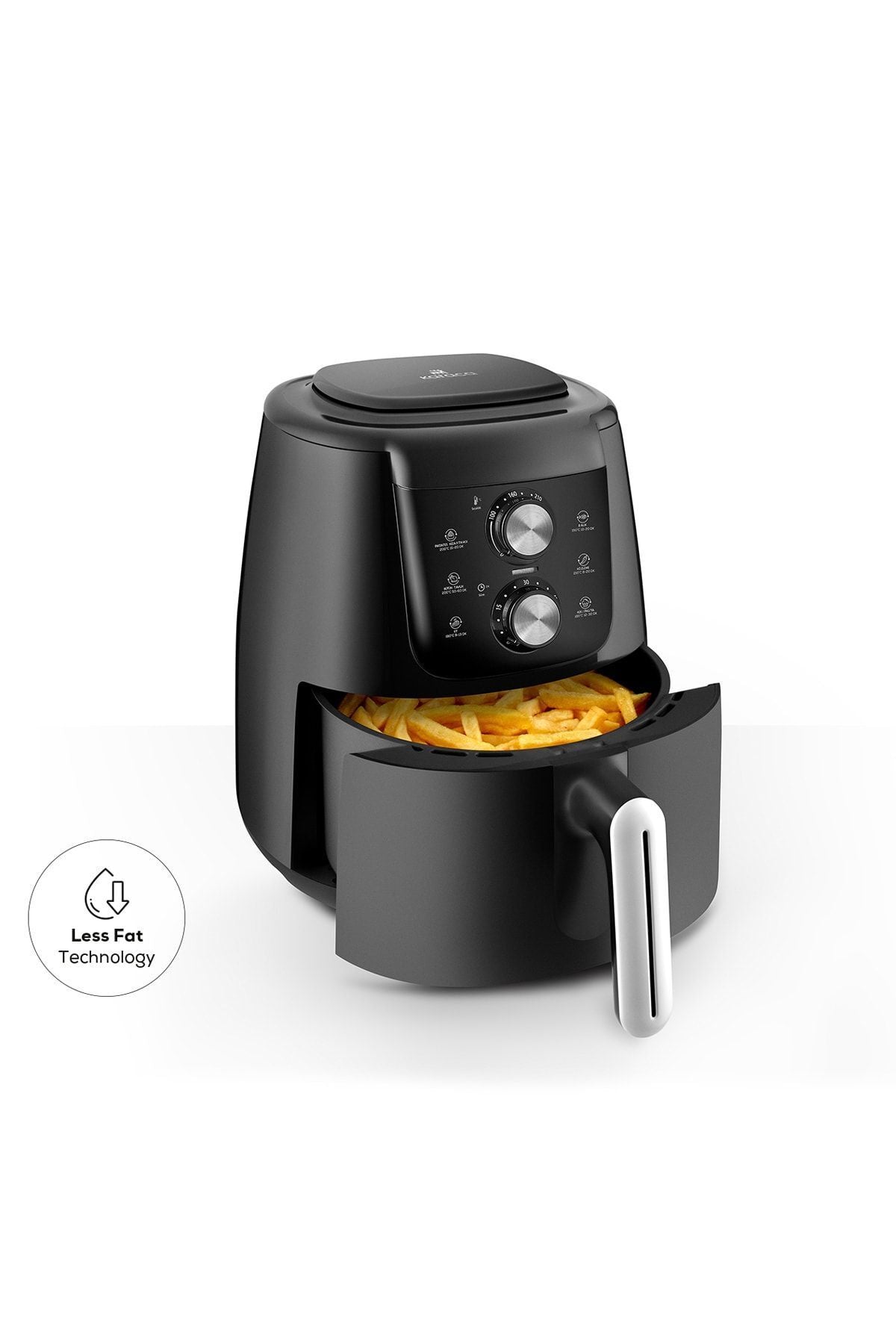 Air Pro Cook Manual Xl Airfryer Black 4 Seater