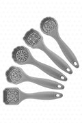 Ozo Fireproof Non-stick 5 Piece Cake Mold Set Grey