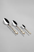 Adriana Gold Simple 12 Seater 72 Piece Cutlery Set