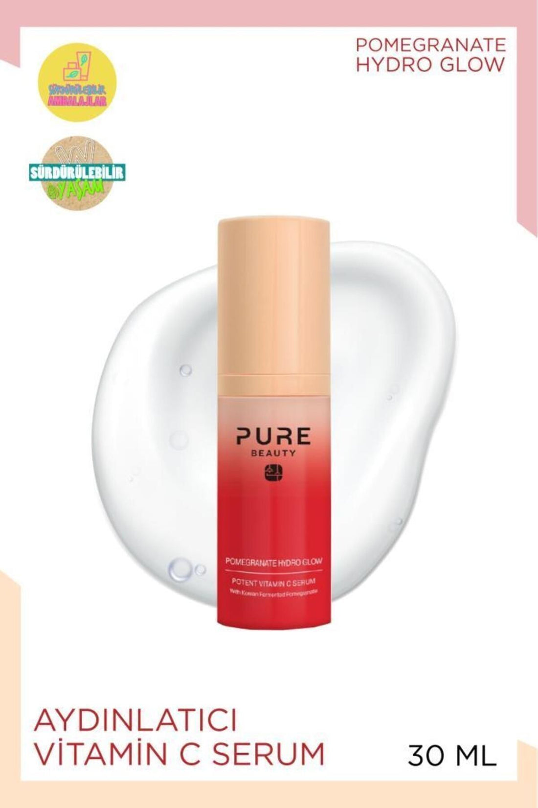 Pure Beauty Pomegranate Hydro Glow Vitamin C Serum 30 ml