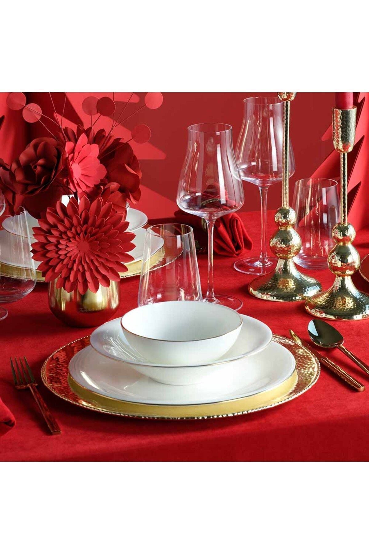 Golda 61 Piece Dinner Set for 12 Persons