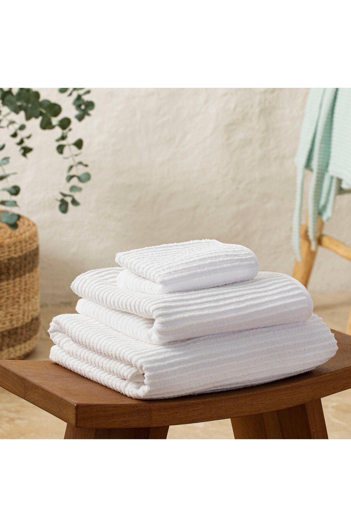 Lumina Face Towel 50x90 cm White