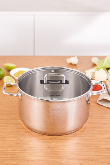 Grace Induction Base Steel Cookware 26 Cm 6.7 Lt