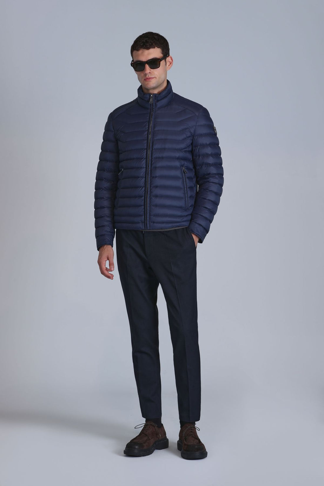 Andy Goose Down Coat Men Navy