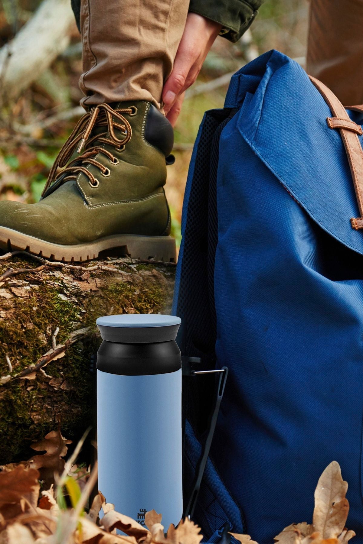 Rainbow Blue Stainless Steel Thermos 350 ml (KEEP HOT/COLD FOR UP TO 8 HOURS)