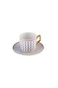 Jolly Blue Ring 2 Person Tea Cup Set 220 Ml