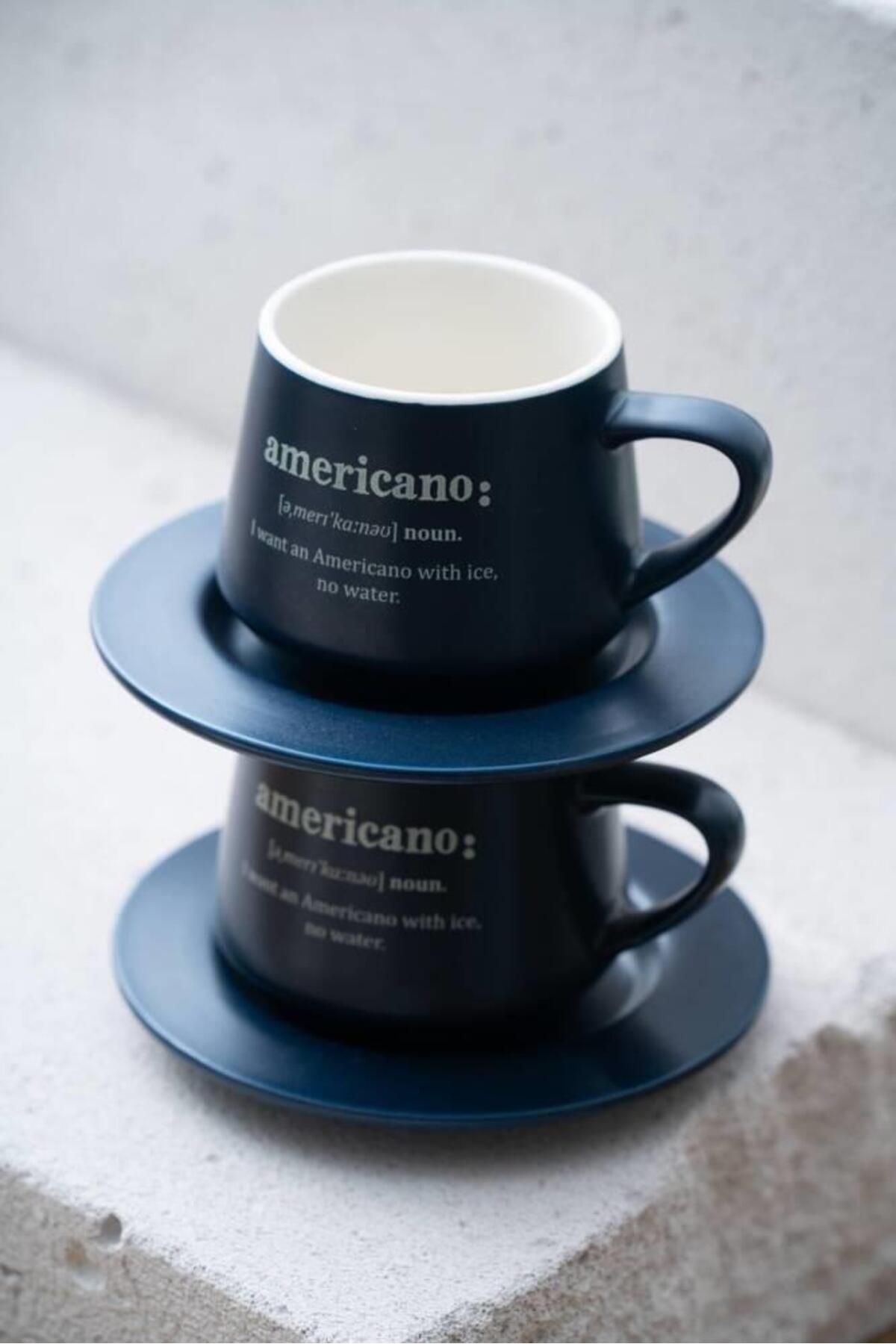 BLUSH NAVY 2 SEATER TEA/NESCAFE CUP