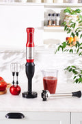 Mastermaid Prosteel Hand Blender Imperial Red Stainless Steel 1500 W