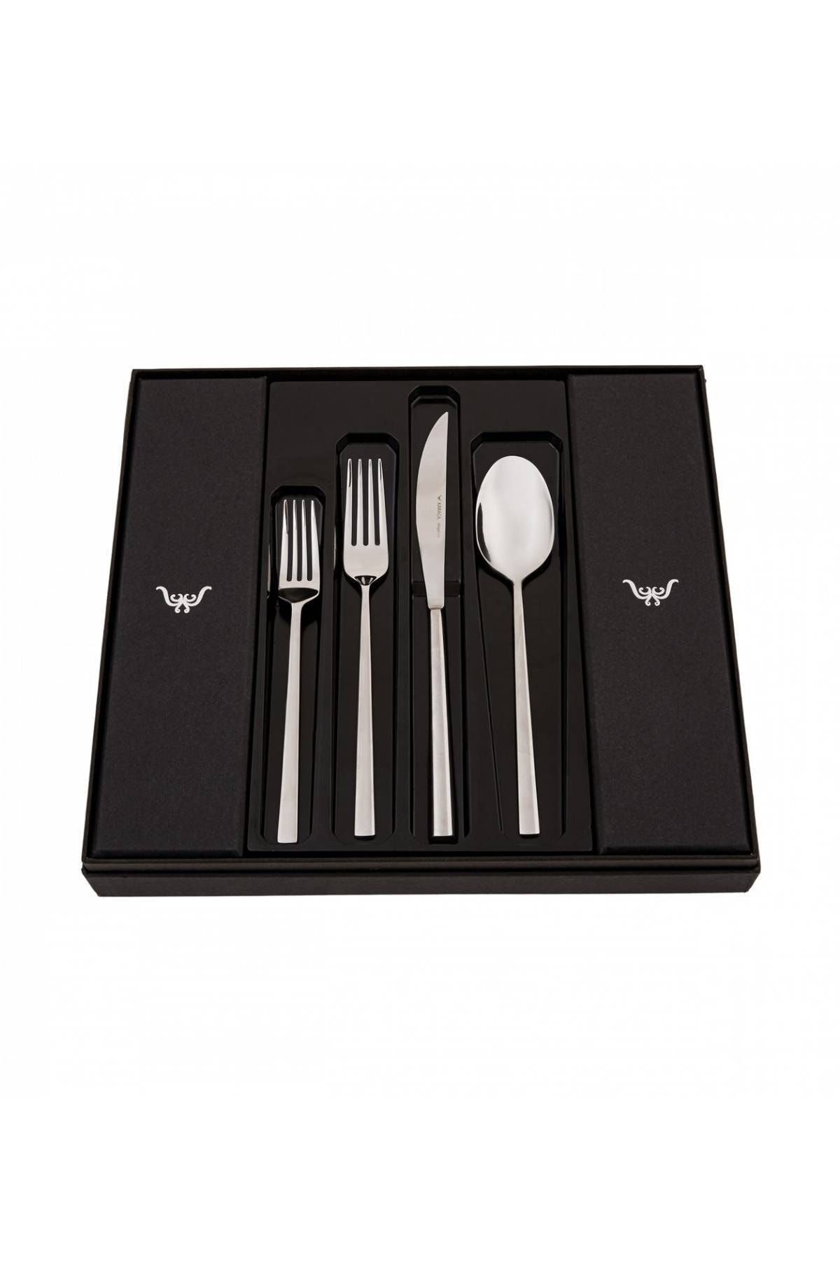 Milas 6 Person 24 Piece Fork Spoons Knife Set