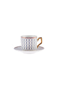 Jolly Blue Ring 2 Person Tea Cup Set 220 Ml