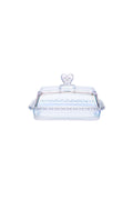 Rory Glass Sugar Bowl, Butter and Cheese Rack 17 cm