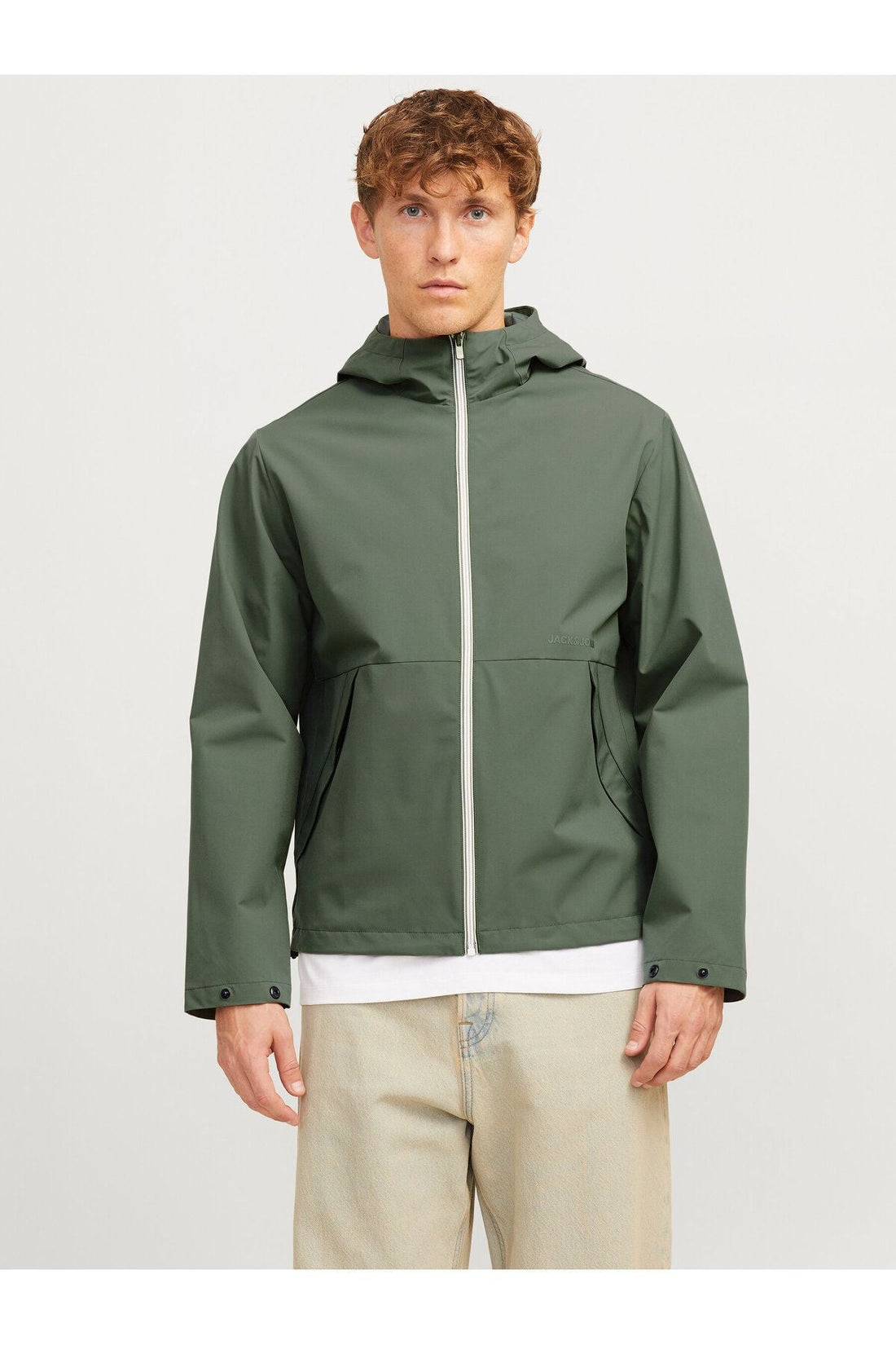 Jack & Jones - SEASONAL COAT WITH HOOD - 2XL - Green - 886002142-2XL