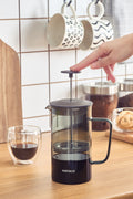 Valentina Borosilicate Glass French Press Grey 1000 Ml