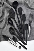 Salvatore 10 Piece Spatula Set Black