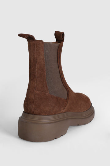 Nelson Men's Leather Boots Camel Feather