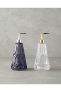 Diana Glass Bathroom Liquid Soap Dispenser Transparent