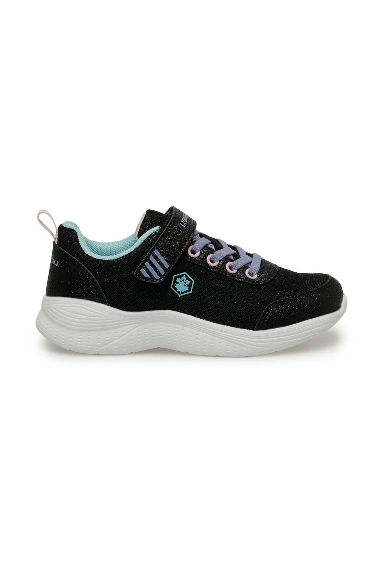 Ursula Girl's Black Sneakers