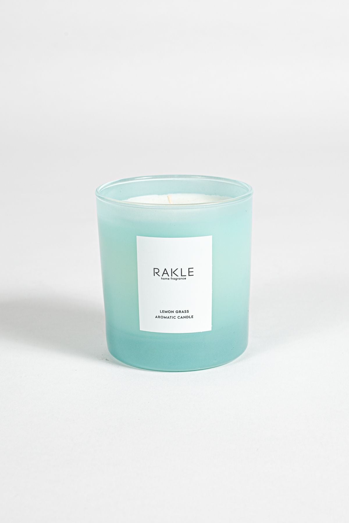 Basic Soft Lemon Grass Scented Candle Blue 200 g