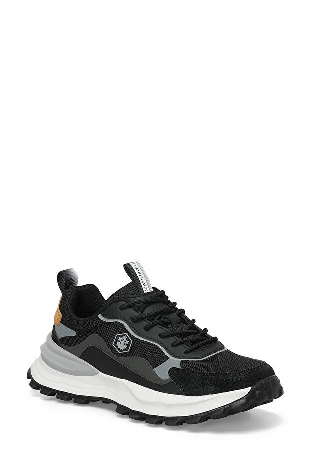 Lumberjack - Boozer Men's Black Sneakers - 45 - Black - 818567233-45