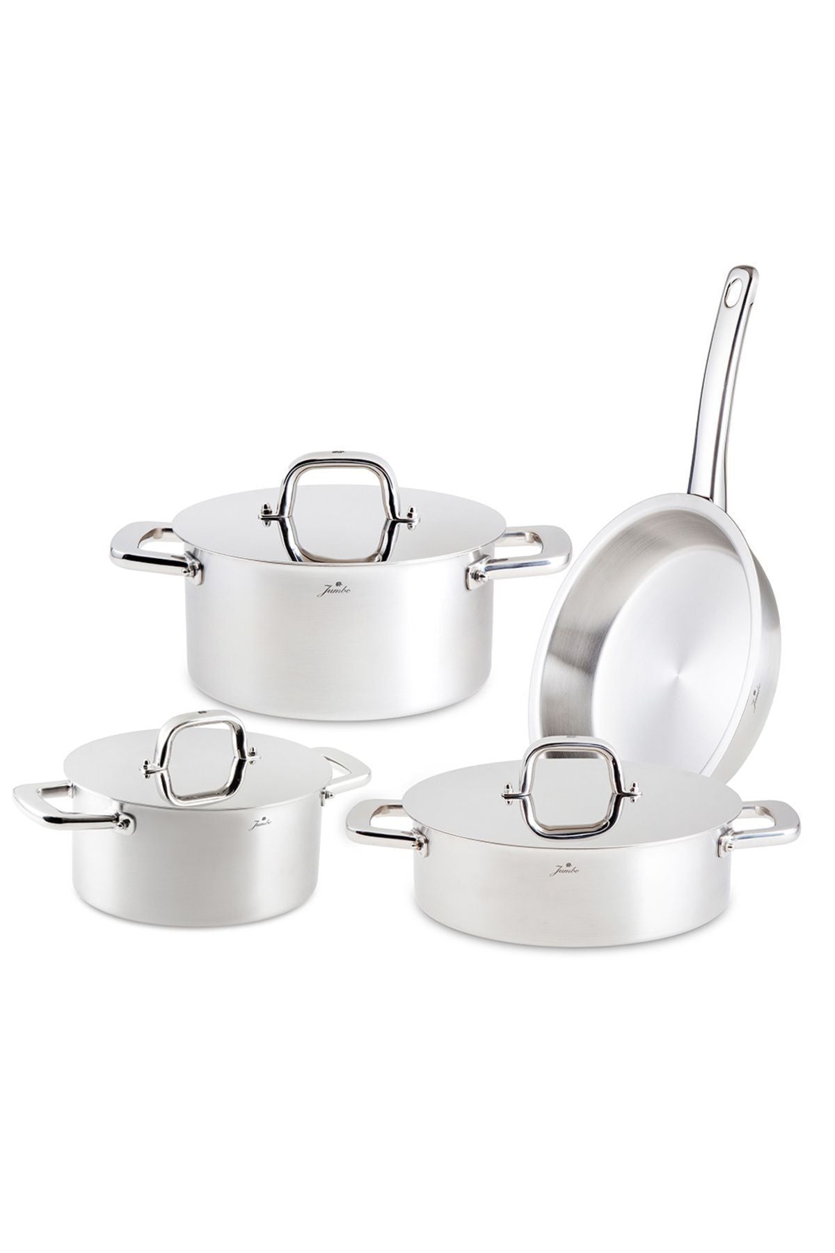 Duowall 7 Piece Steel Cookware Set