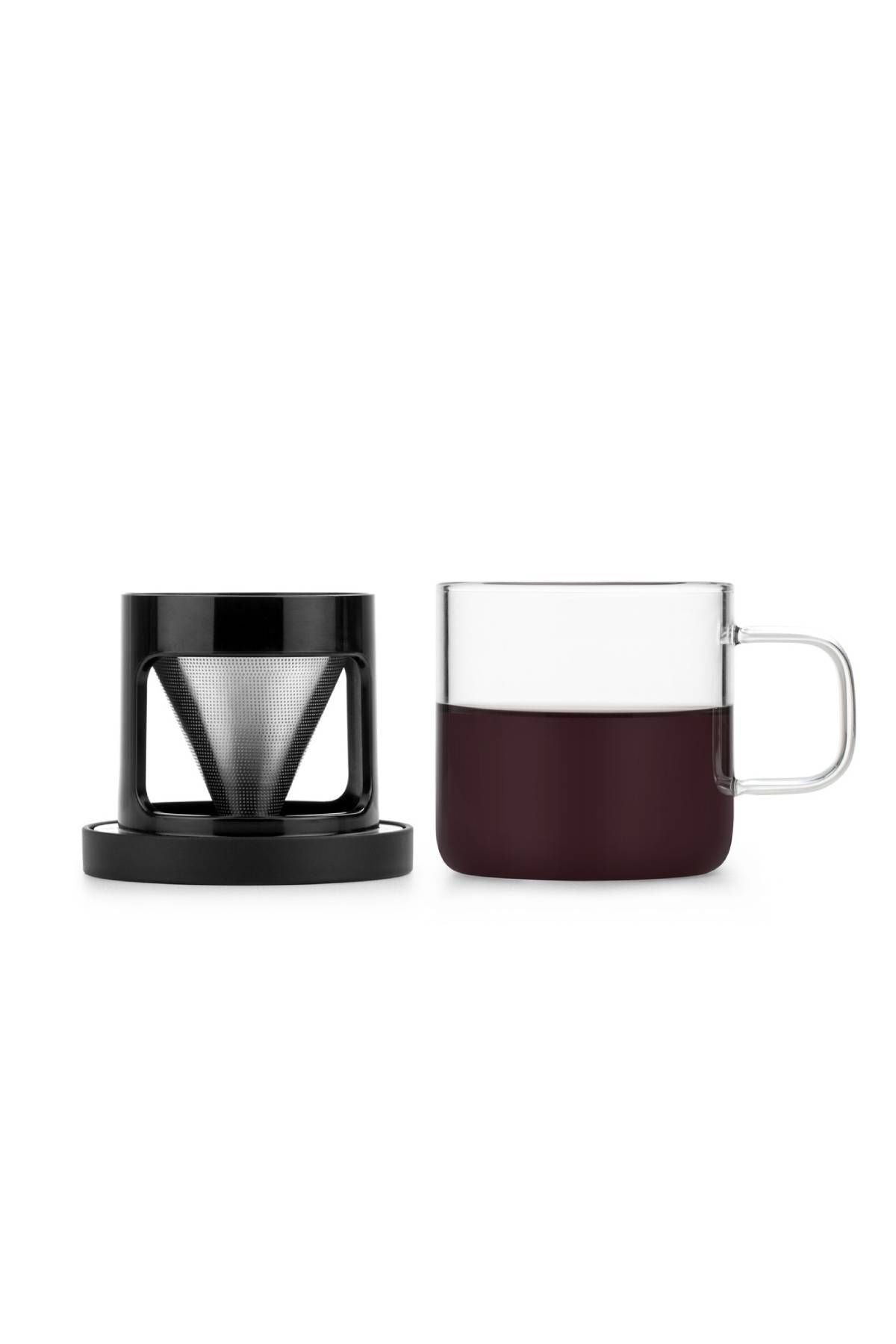 Brewy Coffee Borosilicate Glass Dripper Mug 300 ml