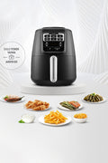 Air Pro Cook Xl 2 In 1 Talking Airfryer Fryer Black Chrome 4 Seater