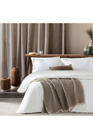 Sanıa Duvet Cover Set 200x220 Cm White