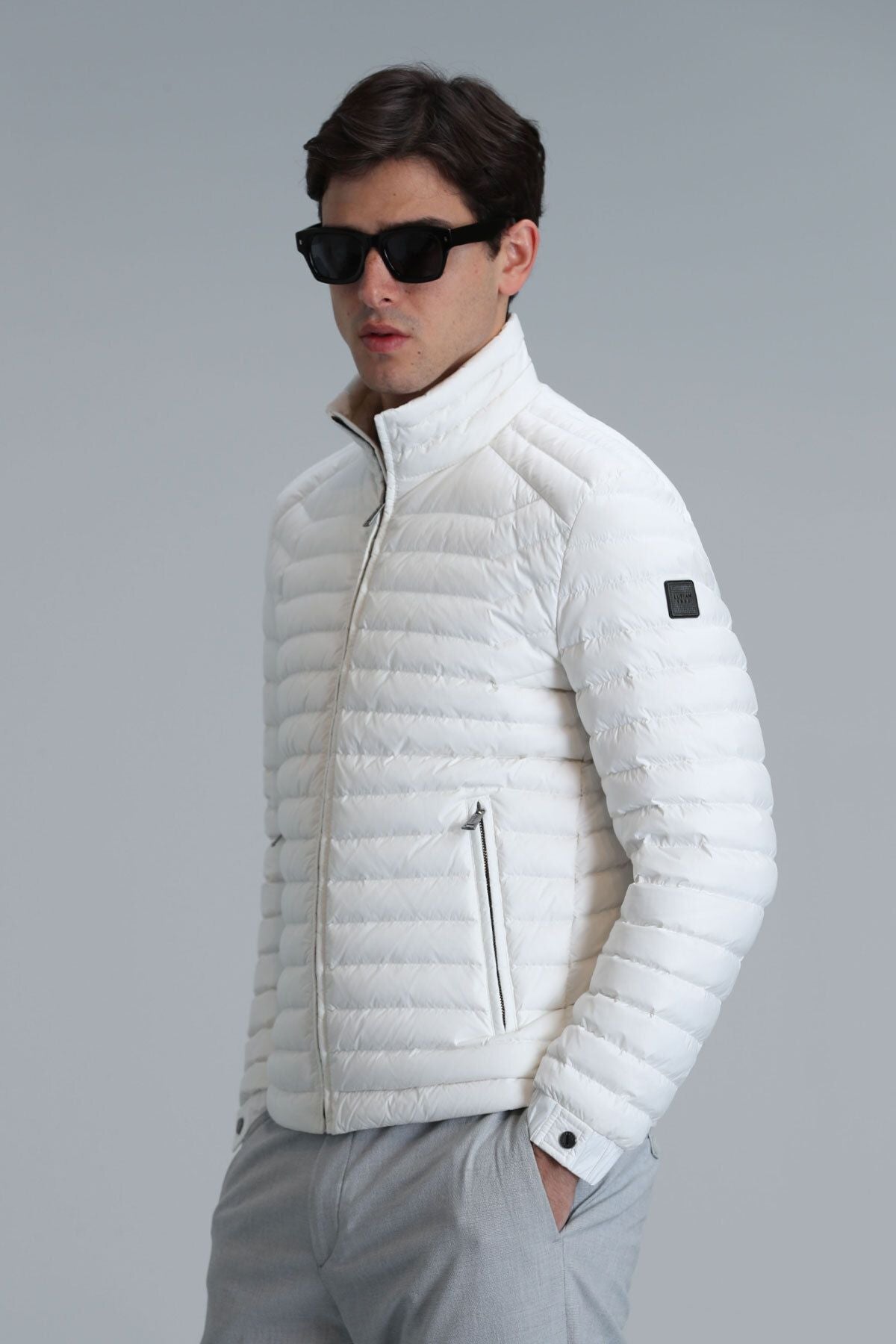 Serghio Men's Coat White