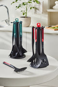 Marco Red 6-Piece Stand Serving Set