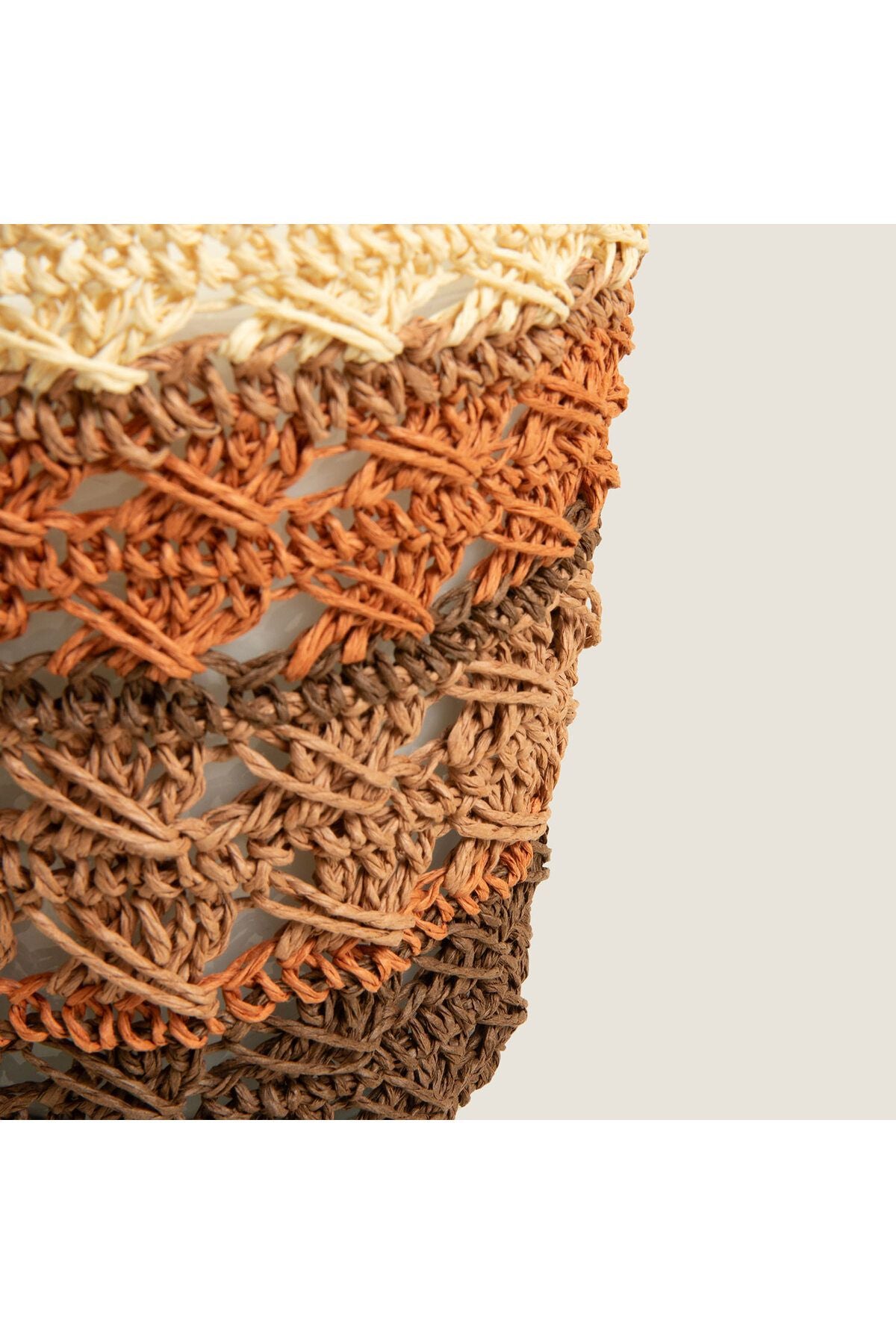 Boho Chic Crochet Scented Candle 14x17cm Natural