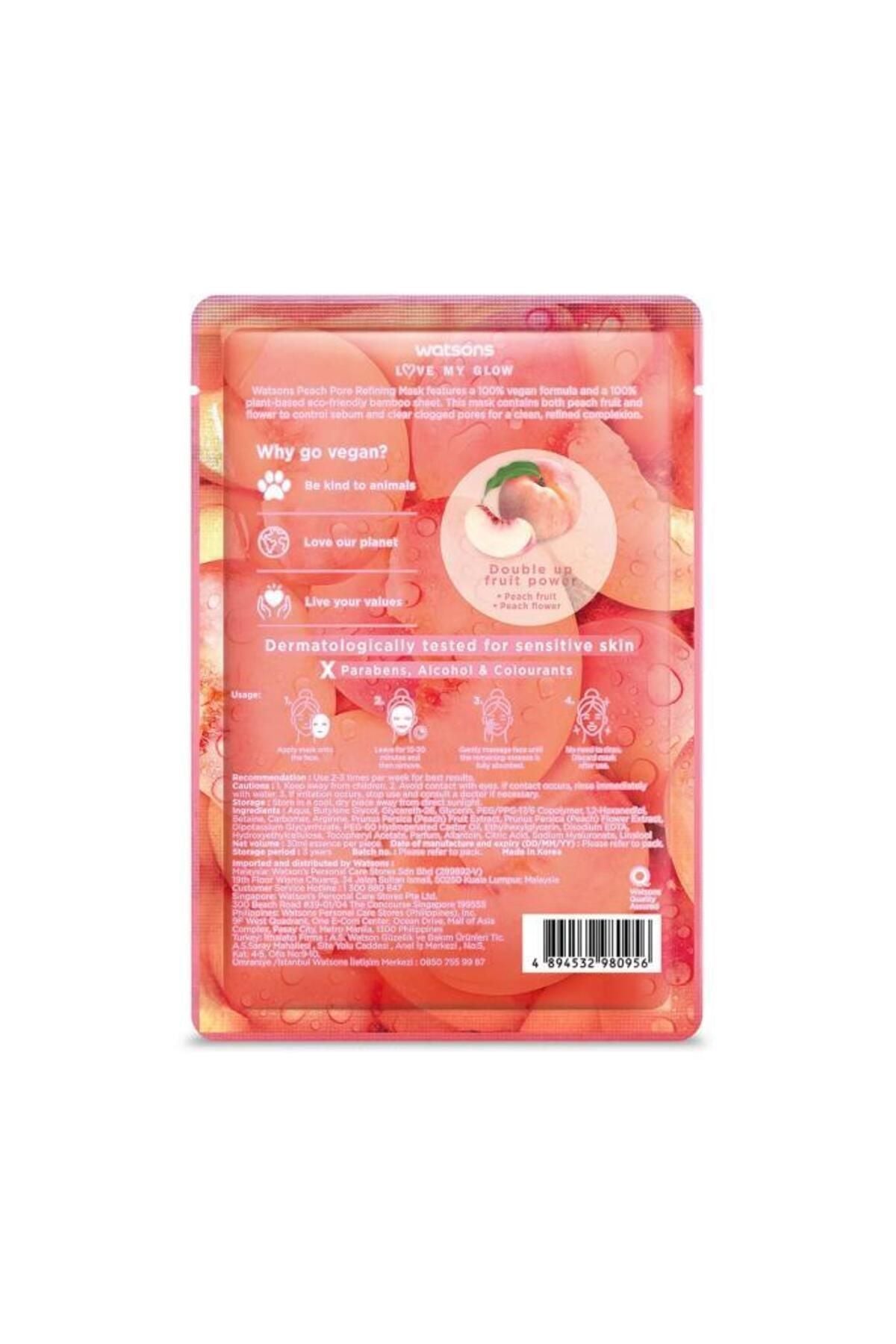 Fruity Mask Peach Pore Refining Mask* 3 Pcs