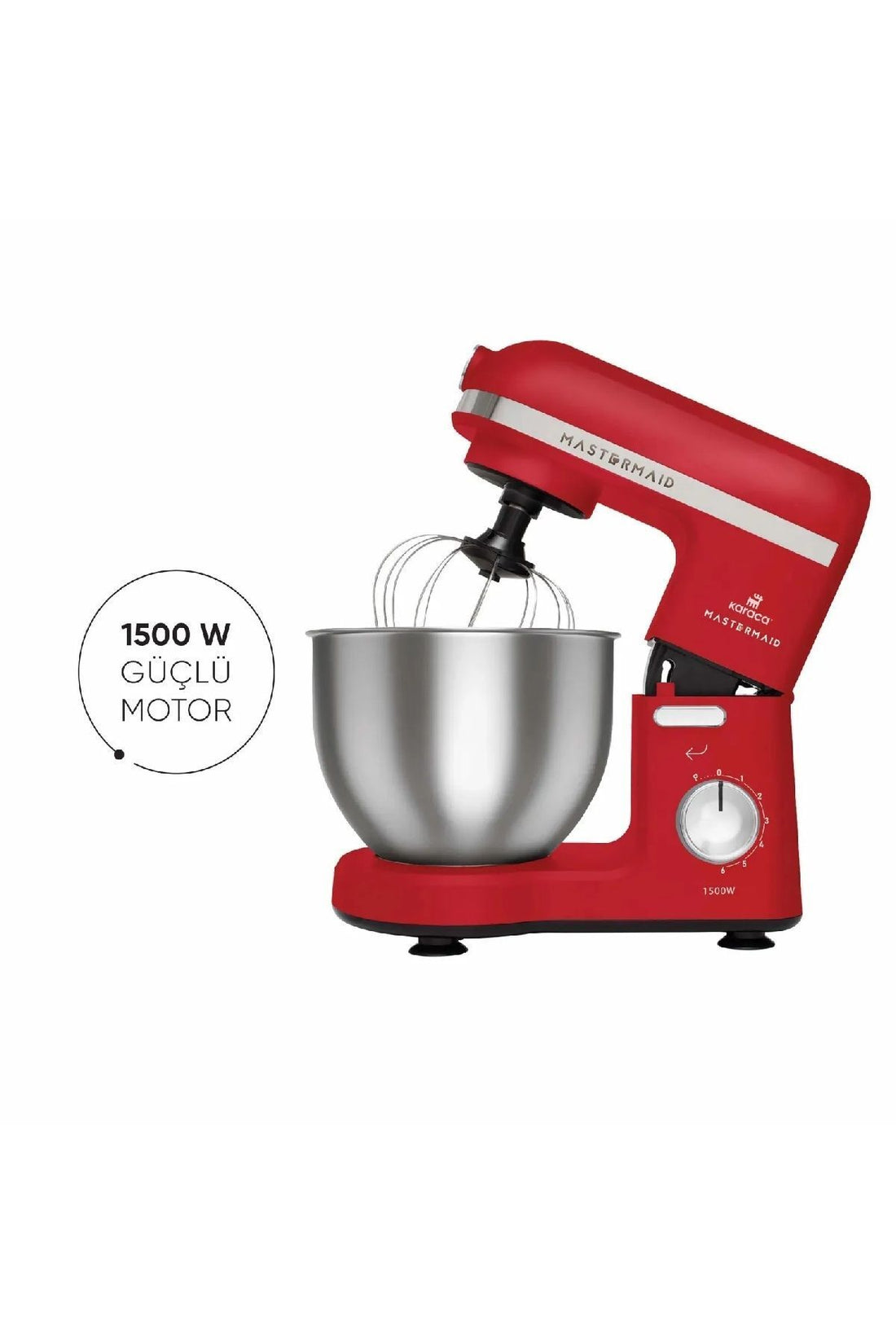 Mastermaid Chef Stand Mixer Red 1500W 5 Lt