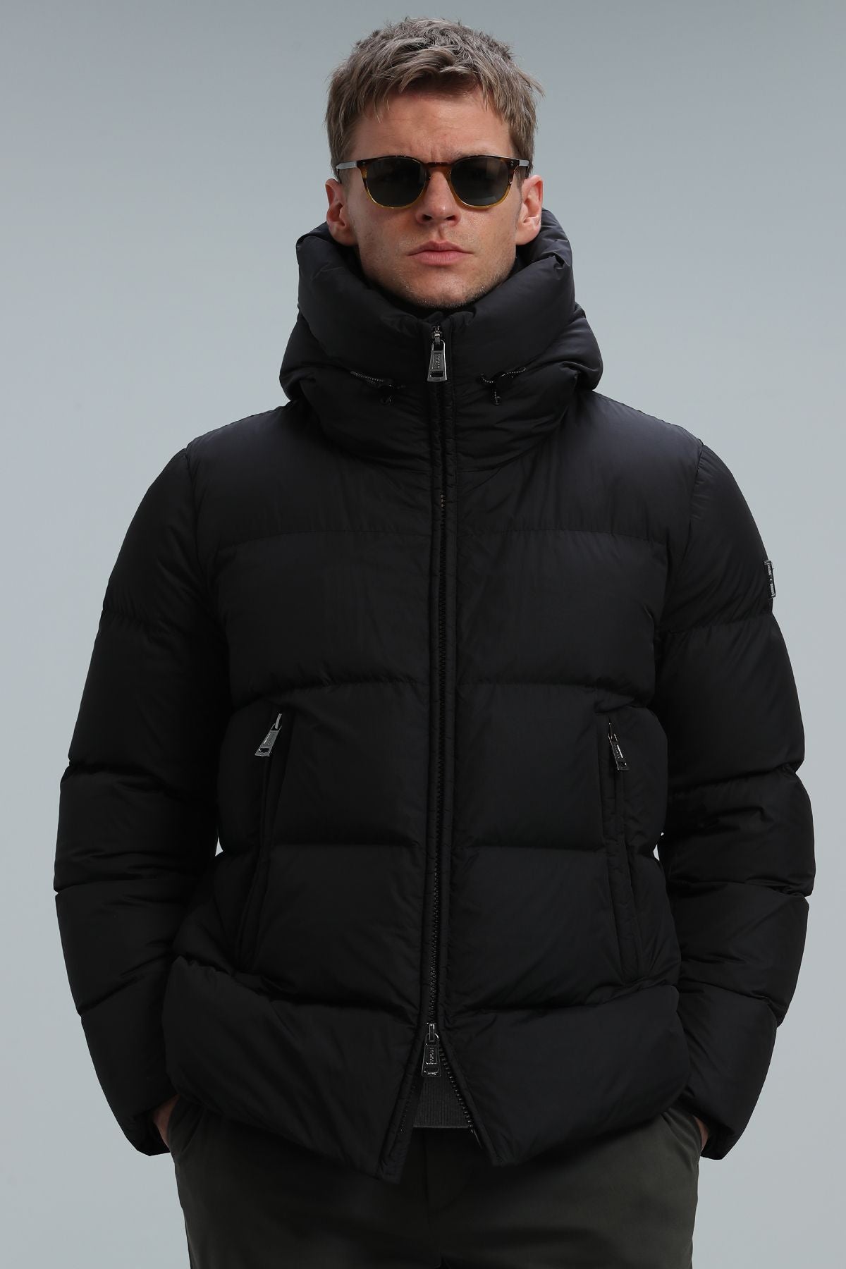 Tommy Goose Down Coat Men Black