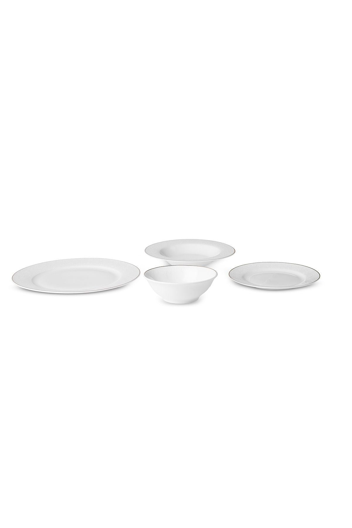 Edera 24 Pieces 6 Seater Porcelain Dinner Set