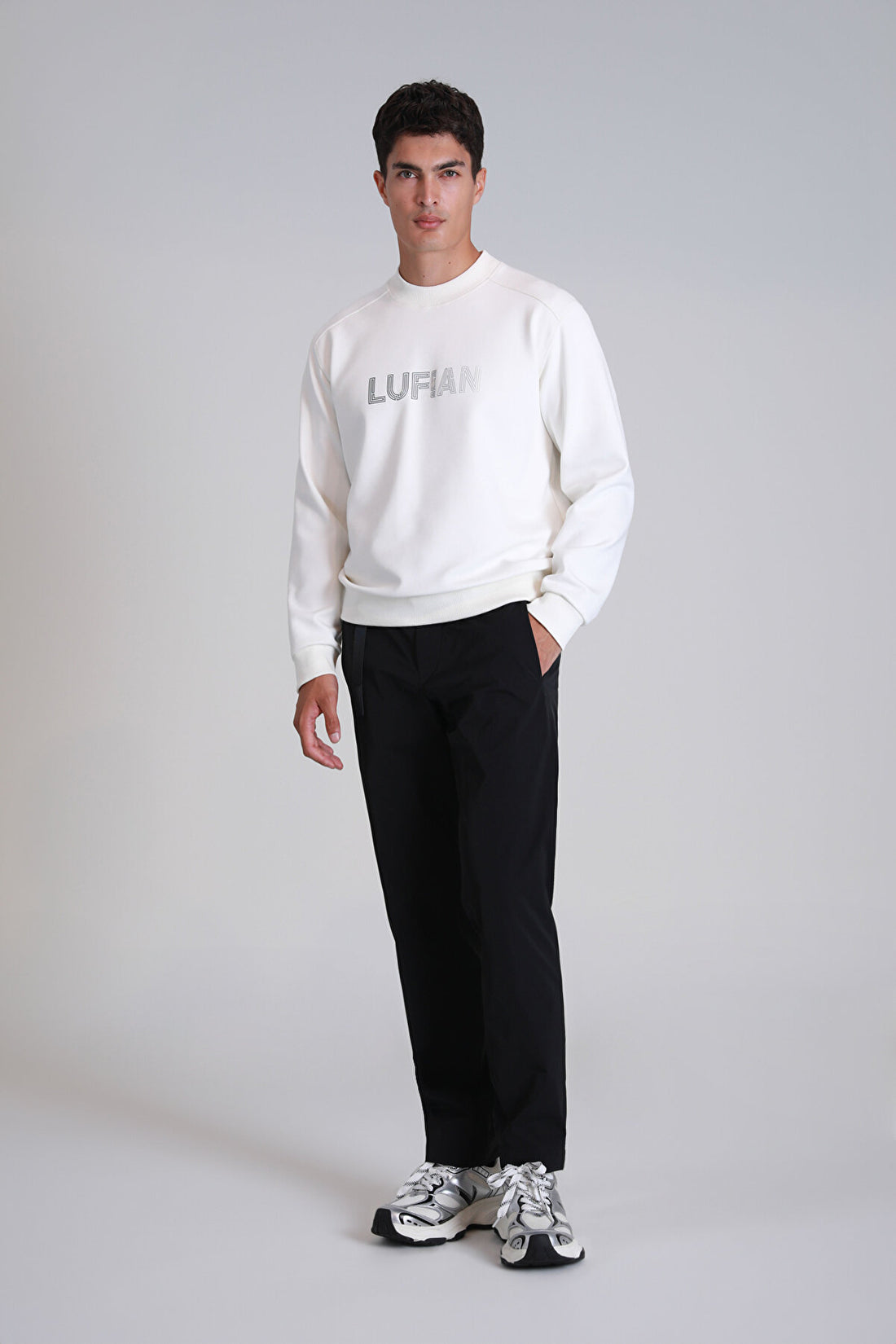 Luther Men's Sweatshirt Broken White