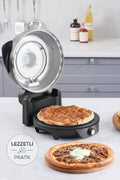 Gastro 10 in 1 Pizza Lahmacun and tandoor Bread Maker Biodiamond Matte Black