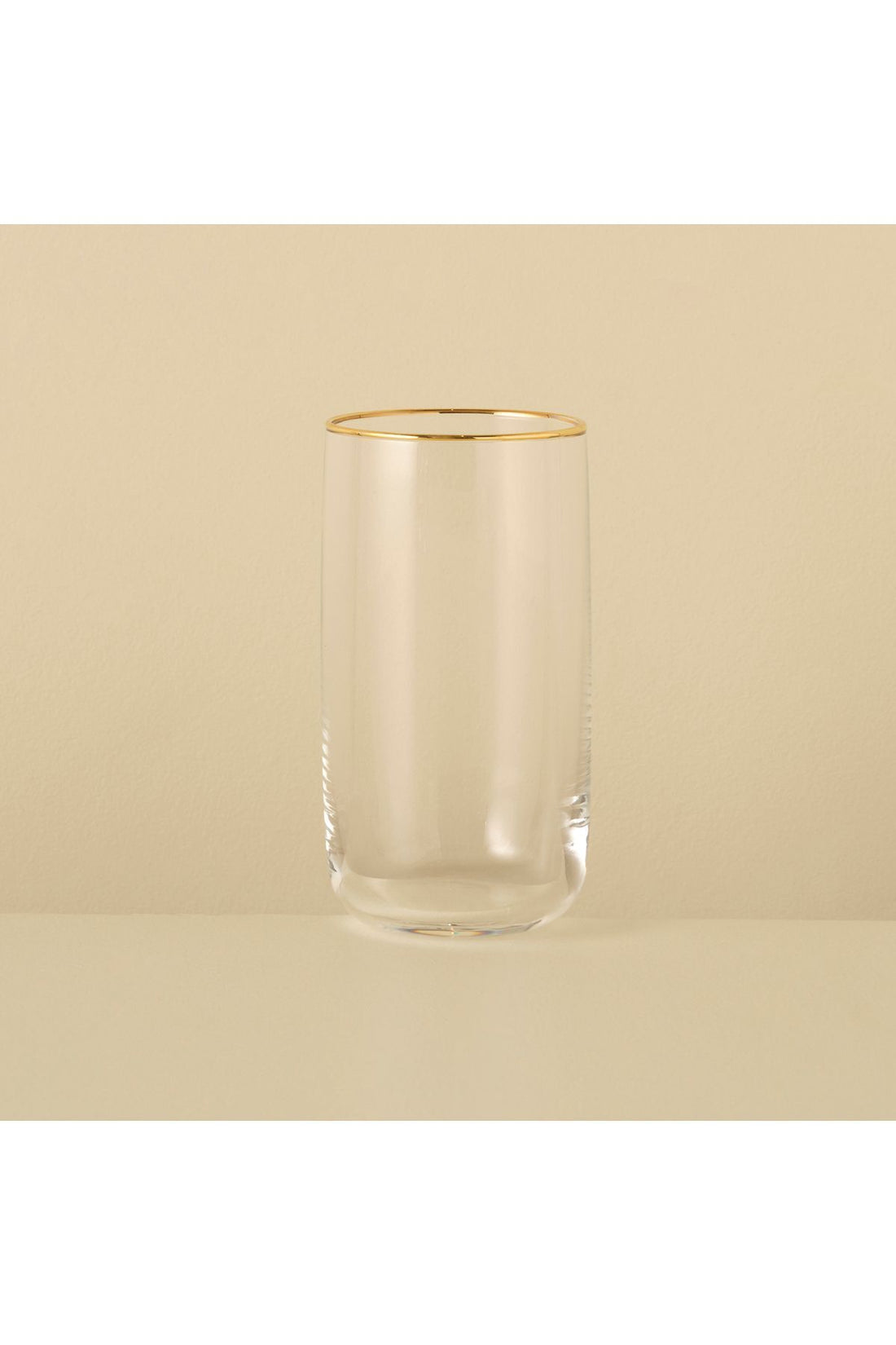 Premium Soft Drink Glass Set of 6 Gold (365 cc)