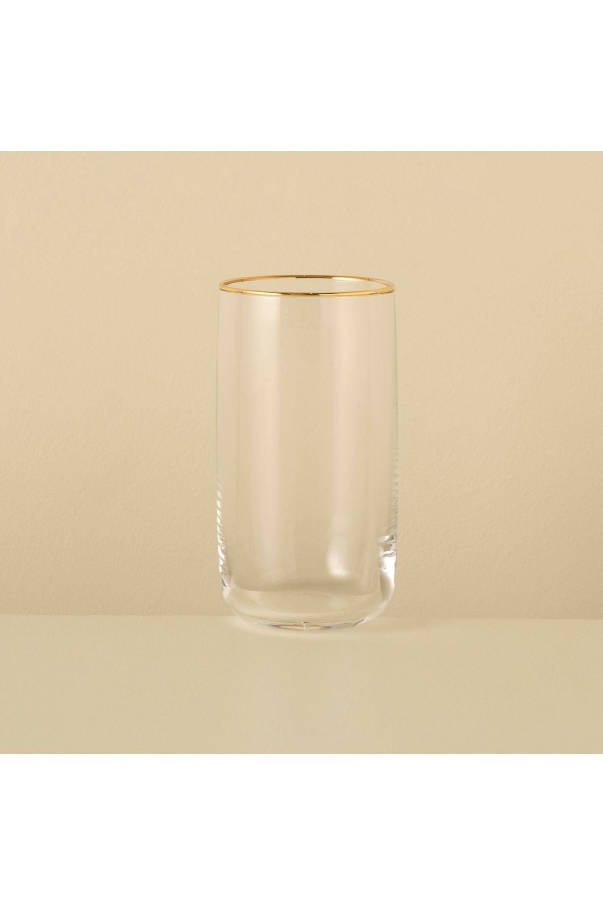 Premium Soft Drink Glass Set of 6 Gold (365 cc)